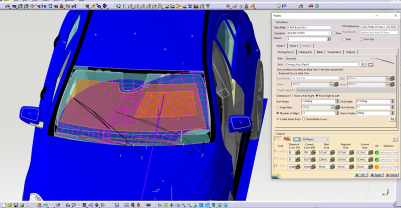 Design and Support Design - Wiper Front, Rear