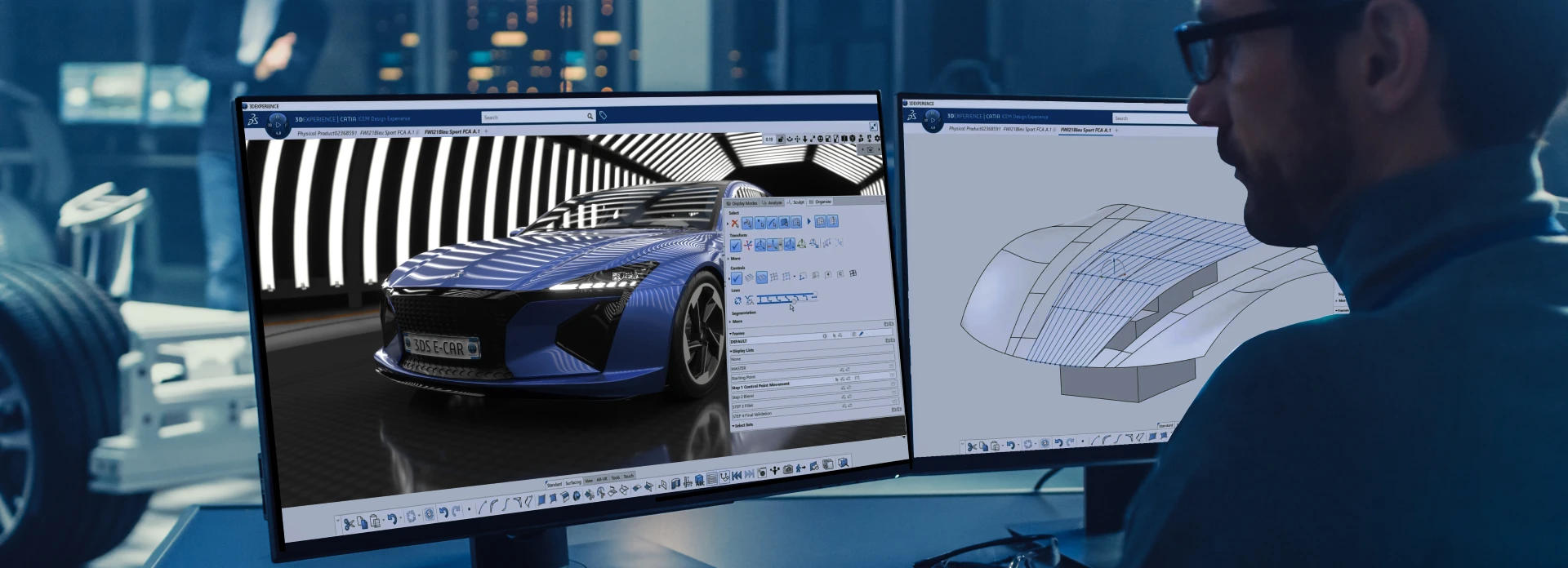 Thiết kế và tinh chỉnh bề mặt Class A trên CATIA 3DEXPERIENCE - công cụ Generative Shape Design