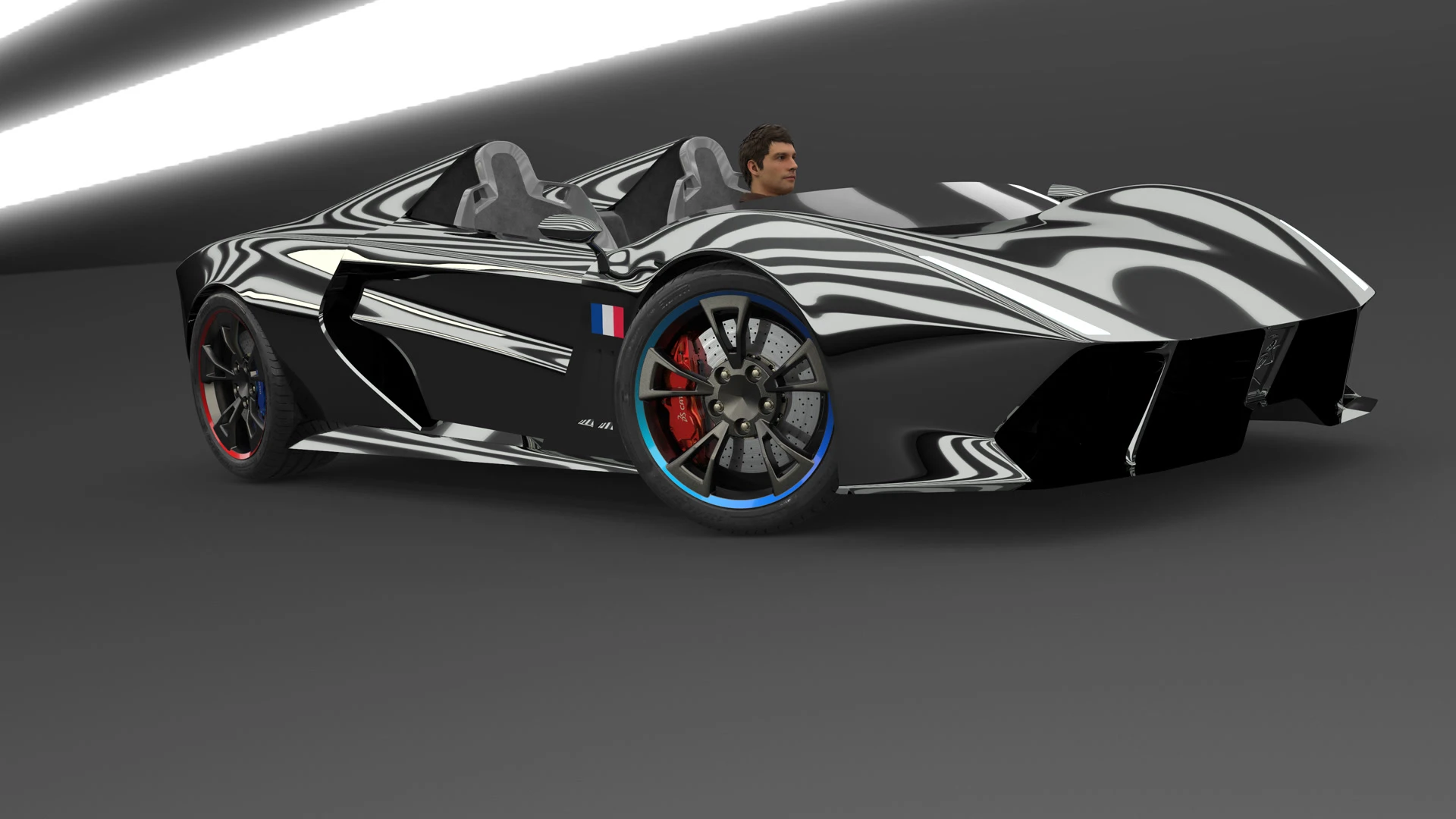 Mô hình bề mặt Class A của xe 3D trong phần mềm CATIA 3DEXPERIENCE - thiết kế bề mặt cao cấp